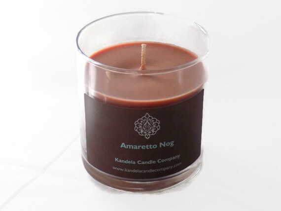 Amaretto Nog Scented Candle in Straight tumbler Double Wick