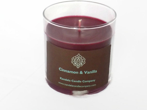 Cinnamon & Vanilla Scented Candle in Straight Tumbler
