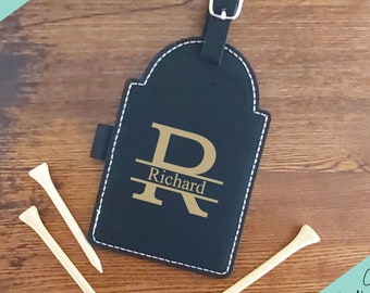 Golf Bag Tag | Womens Golf Gifts | Golf Gifts For Men | Golf Accessories | Custom Golf Gifts | Personalized Golf Tee Holder