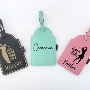 Golf Bag Tag Womens Golf Gifts Golf Gifts For Men Golf Accessories Custom Golf Gifts Personalized Golf Tee Holder image 6