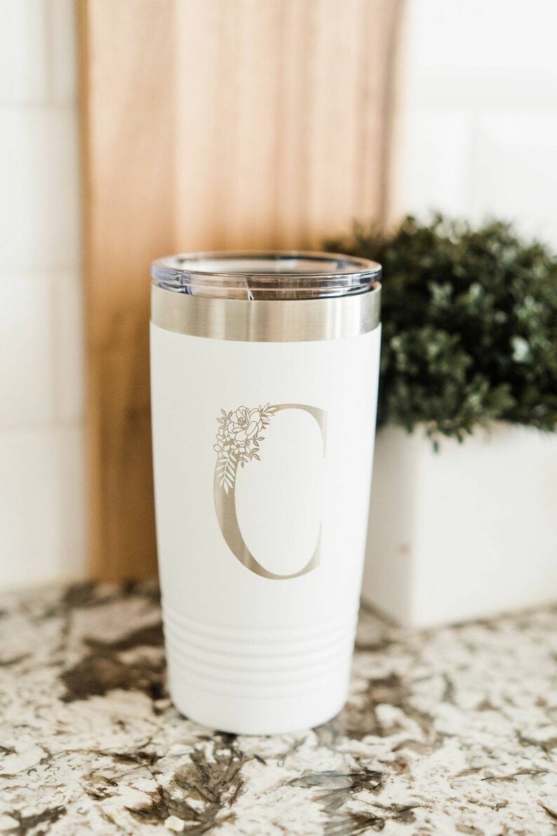 Monogramed Travel Mug Monogram Mug for Women Initial Mug Etsy Canada