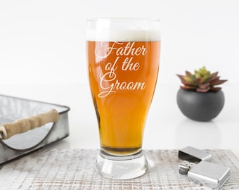 père du verre de bière du marié, père du verre à bière de la mariée, père du verre de la mariée, père du verre du marié, cadeaux de fête de mariage,