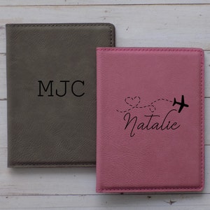 Personalised Passport Holder. Travel Wallet for Women. Birthday Gift. Passport Cover. Personalised Gift for her. Boarding Pass Holder image 8