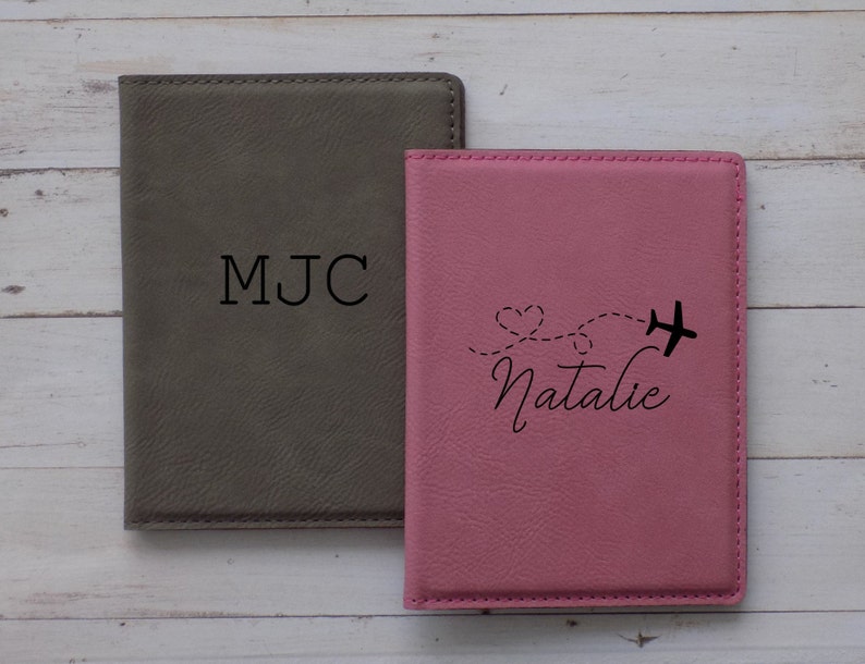 Personalised Passport Holder. Travel Wallet for Women. Birthday Gift. Passport Cover. Personalised Gift for her. Boarding Pass Holder image 8