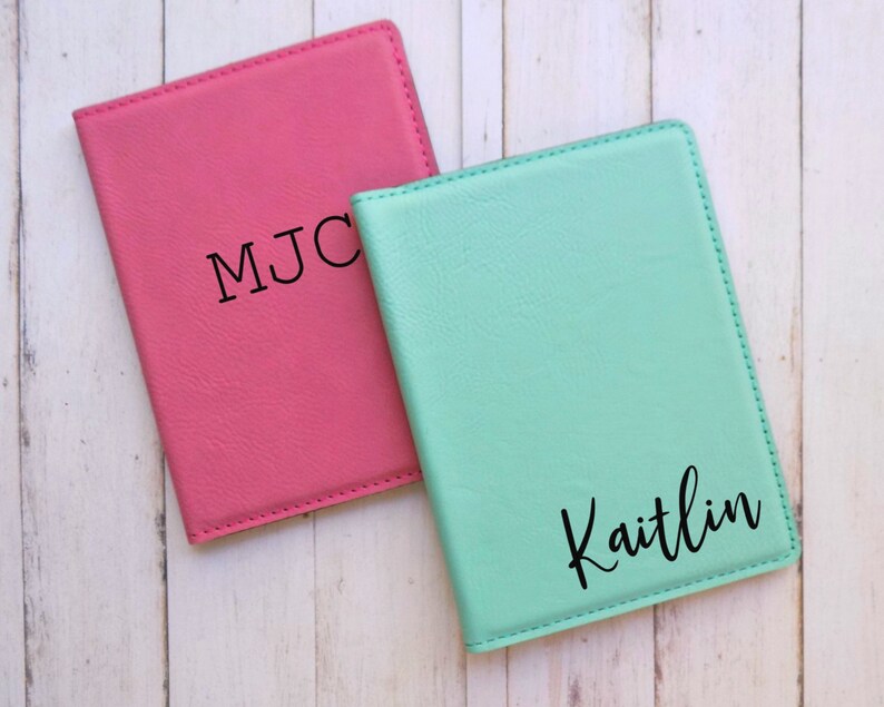 Personalized Passport Covers With Name Travel Document Holder Etsy