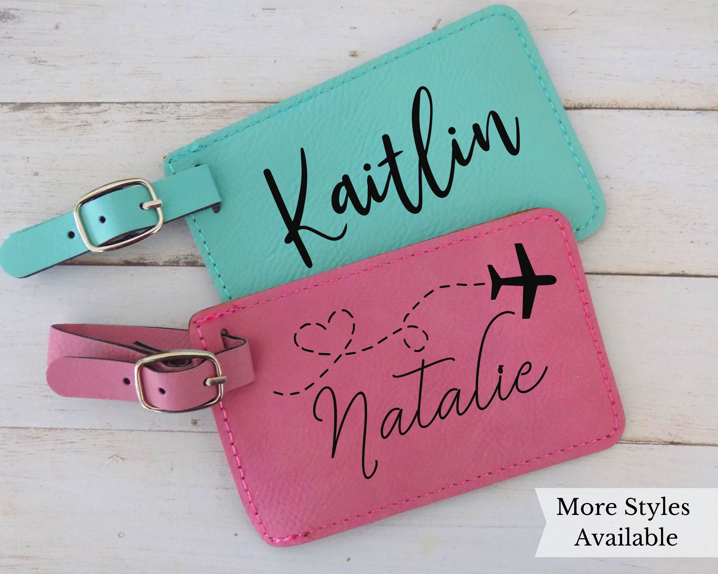 Luggage Tags Personalized Tassen & portemonnees Bagage & Reizen Bagagelabels Luggage Tags Personalized Luggage Tag Leather Travel Accessories Engraved Luggage Tag Custom Luggage Tag 