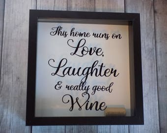 gift for wine lover, Wine Lovers Gift, Wine cork holder, memory box, wine lover, shadow box, wedding gift, cork holder