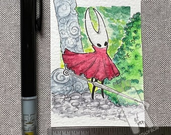 Hollow Knight Hornet Fan Art Artist Trading Card