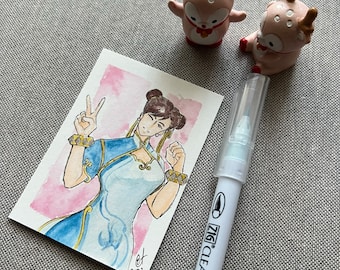 Street Fighter 6 Chun-Li Fan Artist Trading Card