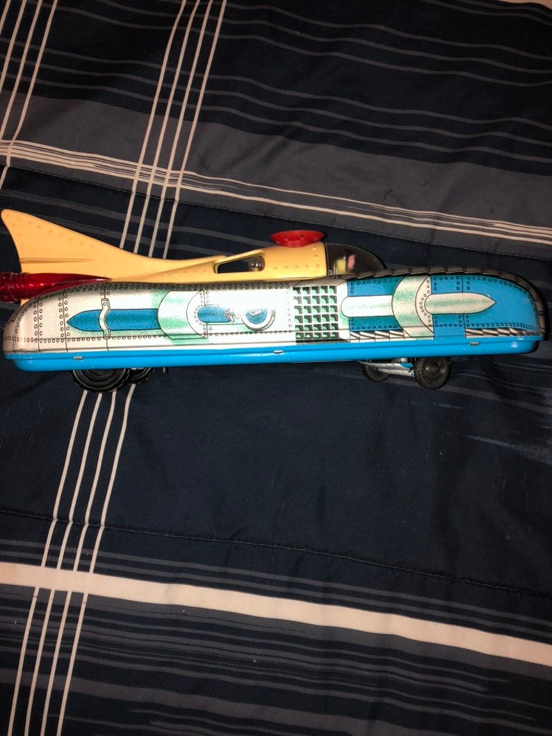 Vintage 1960/'s Hungarian Tin Litho Interkozmosz Space Toy