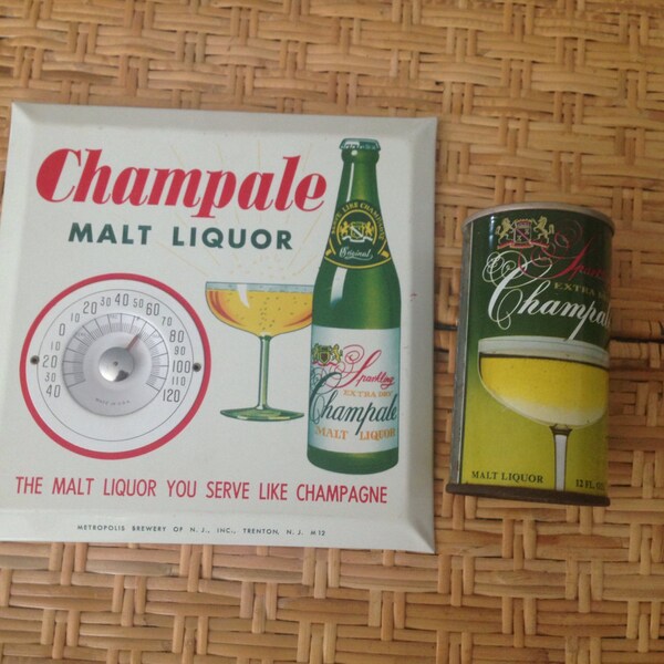 1970's Champale malt liquor  thermometer