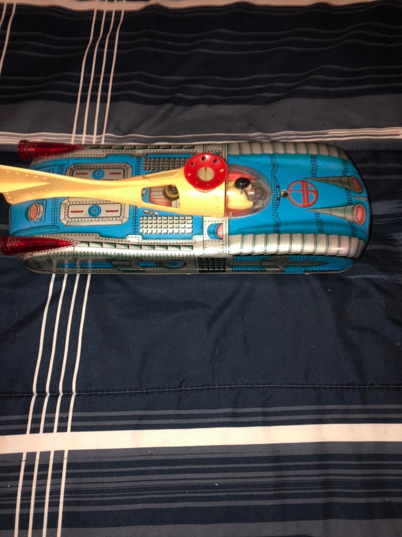 Vintage 1960/'s Hungarian Tin Litho Interkozmosz Space Toy