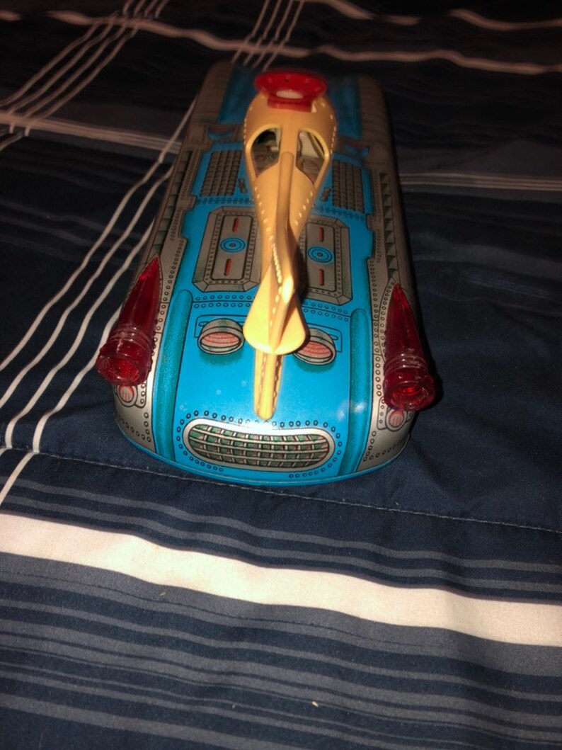 Vintage 1960/'s Hungarian Tin Litho Interkozmosz Space Toy