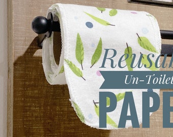 Bidet Towels, Reusable Un-Toilet Paper, 100% Cotton Family Cloth, Zero Waste Alternative Toilet Paper, Eco Friendly, Biodegradable