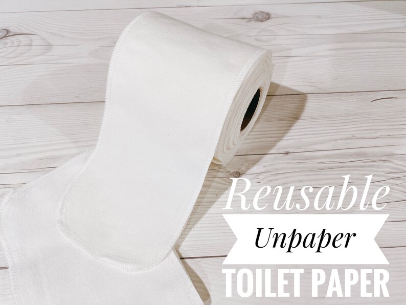 Reusable Untoilet Paper Bidet Towel White Paperless Toilet Etsy
