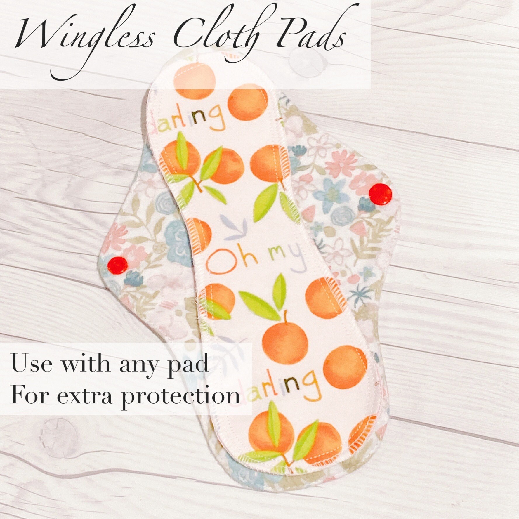 Wingless Pads Extra Thick Layers Reusable Cloth Pads 4 Ply Etsy