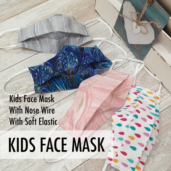 Child Size Face Mask Kids Face Mask Cute kids face mask Etsy