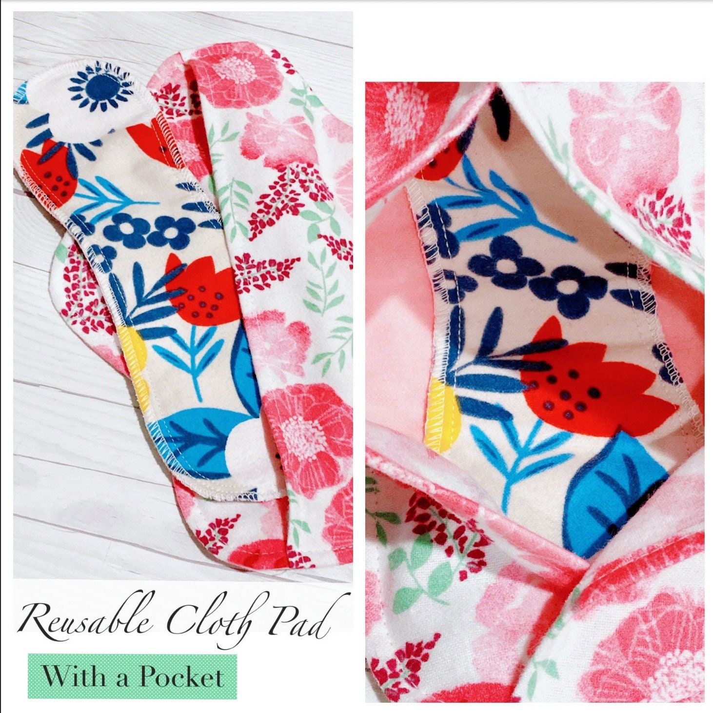 Cloth Pad With Liner Pocket PDF Pattern – Regular Size (digital ...