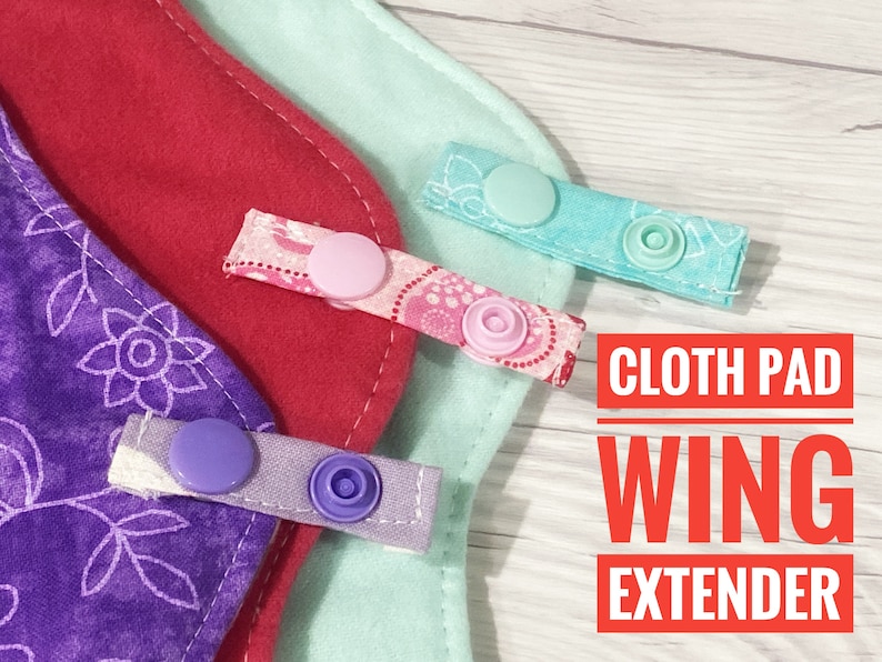 Wing Extender for Reusable Cloth Pads - Size 20 KAM Snaps zdjęcie 2