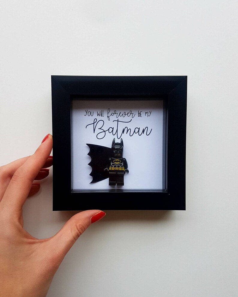 Batman Frame Boyfriend Dad Husband Present Birthday Anniversary Gift Personalised For Him Stocking Filler