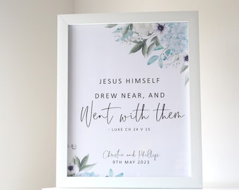 I have found the one my soul loves Bible Scripture Wall art Wedding Engagement New Home Present Gift for Couple