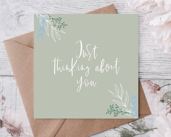 Just Thinking Bout You Card Just Thinking Bout You Card