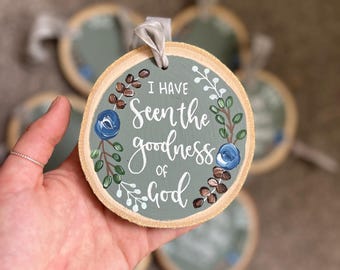 Christian Gift Present For Mum Mother's Day Bible Verse Scripture Friend Aunt Sister Home Decor Scripture Gift For Her Floral Handpainted