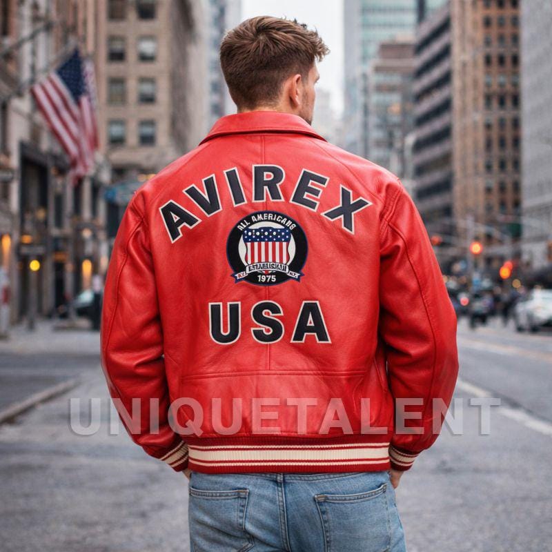 Vintage avirex leather jackets - Etsy 日本