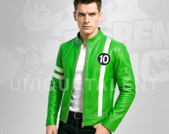 Kurtka skórzana Ben 10 | Kostium cosplay Alien Force