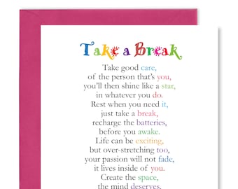 Tarjeta De Ánimo CLARABELLE CARDS – Para Alegrar El Día, 5x7 Pulgadas, Con Sobre