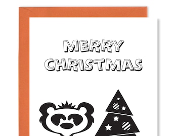 Merry Christmas - Humorous Greetings Card with Funny Poem Verse created by Curious Cards