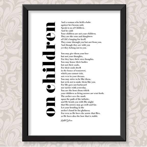 Kahlil Gibran - Etsy