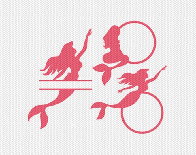 Free Free 293 Monogram Frame Mermaid Monogram Svg SVG PNG EPS DXF File