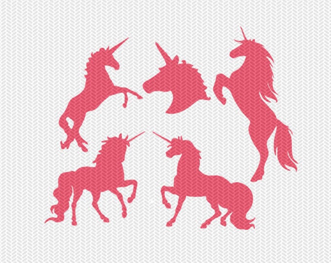 Download Unicorn Svg Dxf Jpeg Png File Instant Download Stencil Monogram Frame Silhouette Cameo Cricut Clip Art Commercial Use