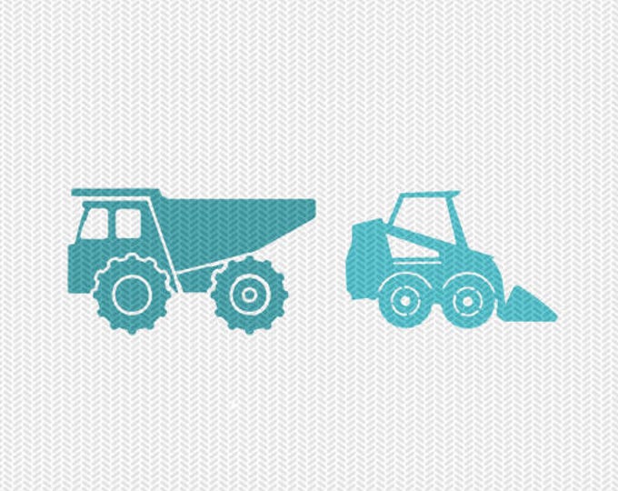 Download Dump Trucks Kids Decal Stencil Svg Dxf File Instant Download Silhouette Cameo Cricut Clip Art Commercial Use