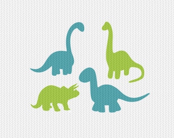 baby dinosaurs kids svg dxf file instant download silhouette cameo cricut clip art commercial use