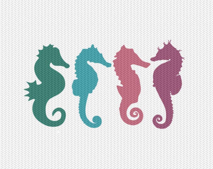 Download Sea Horse Svg Dxf Jpeg Png File Instant Download Stencil Monogram Frame Silhouette Cameo Cricut Clip Art
