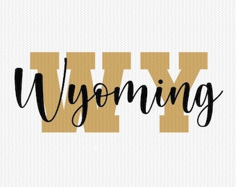 wyoming state svg dxf file  svg files for cricut clip art commercial use