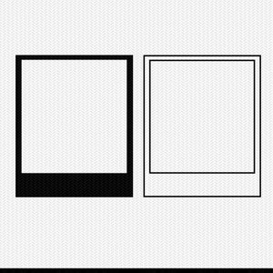 polaroid svg dxf png, laser cut file, sublimation design, svg cut file, laser burn file, sublimation png, laser engraving, cricut download
