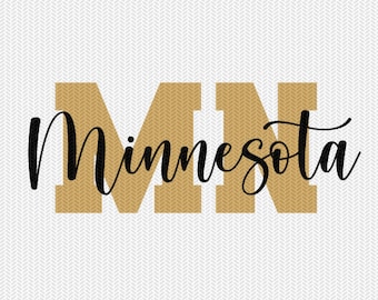 minnesota svg, minnesota cut file, minnesota dxf, minnesota clip art, svg files for cricut, commercial use, digital download