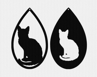 Download Cat Earring Svg Etsy PSD Mockup Templates