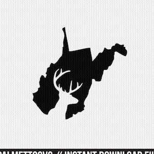 west virginia svg, deer svg, west virginia svg, deer hunting svg, deer dxf file, svg files for cricut, cricut downloads