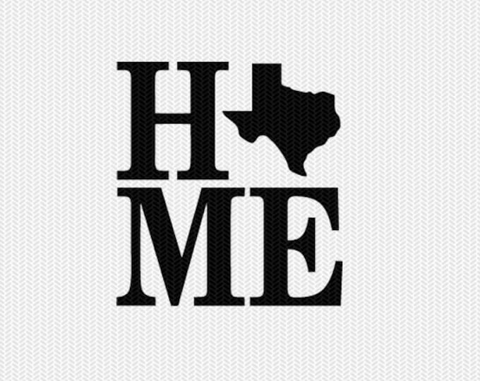 Download Texas Home Svg Dxf File Stencil Monogram Frame Silhouette Cameo Cricut Download Clip Art Commercial Use