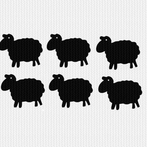 Fluffy Sheep SVG File - Etsy