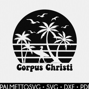 corpus christi svg dxf png, laser cut file, sublimation design, svg cut file, laser burn, sublimation png, laser engraving, cricut download