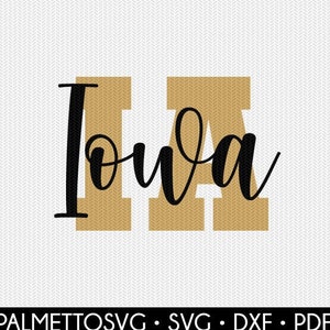 iowa svg, iowa cut file, iowa dxf file, ioqa cut file, iowa clip art, svg files for cricut, commercial use, digital download