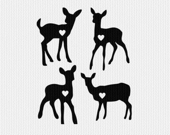 Baby Deer Svg Etsy