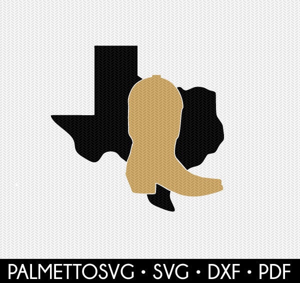 texas state cowboy boot svg dxf file stencil silhouette cameo cricut downloads clip art commercial use