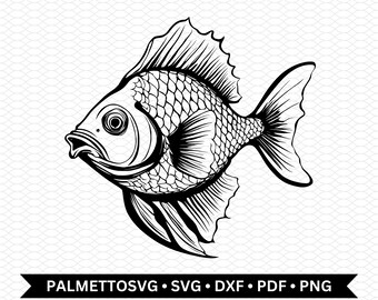 fish svg, fish dxf file, fish cut file, fish png, fish clip art, cricut downloads, svg files for cricut, digital download