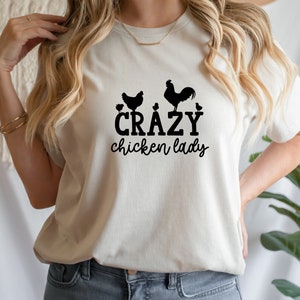 Crazy Chicken Lady Svg, Chicken Svg, Dxf File, Silhouette Cameo ...